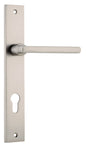 Iver Baltimore Door Knob Rectangular Latch Pair, Passage Kit, Privacy Kit , Entrance Kit with High Security Lock -Satin Nickel