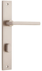 Iver Baltimore Door Knob Rectangular Latch Pair, Passage Kit, Privacy Kit , Entrance Kit with High Security Lock -Satin Nickel