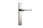 Iver Annecy Door Lever Rectangular Latch Pair, Passage Kit, Privacy Kit , Entrance Kit with High Security Lock -Satin Nickel