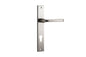 Iver Annecy Door Lever Rectangular Latch Pair, Passage Kit, Privacy Kit , Entrance Kit with High Security Lock -Satin Nickel