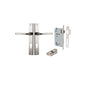 Iver Annecy Door Lever Rectangular Latch Pair, Passage Kit, Privacy Kit , Entrance Kit with High Security Lock -Satin Nickel