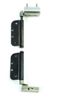 HENDERSON SECUREFOLD 100KG R-LOCK PIVOT SET MORTICE RADIUS BLACK & CHROME