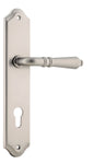 Iver Sarlat  Door Lever Oval Latch Pair, Passage Kit, Privacy Kit , Entrance Kit with High Security Lock - Satin Nickel