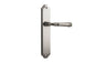 Iver Verona Door Lever Shouldered Latch Pair, Passage Kit, Privacy Kit , Entrance Kit with High Security Lock- Satin Nickel