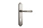 Iver Verona Door Lever Shouldered Latch Pair, Passage Kit, Privacy Kit , Entrance Kit with High Security Lock- Satin Nickel