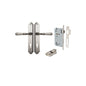 Iver Verona Door Lever Shouldered Latch Pair, Passage Kit, Privacy Kit , Entrance Kit with High Security Lock- Satin Nickel