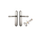 Iver Verona Door Lever Shouldered Latch Pair, Passage Kit, Privacy Kit , Entrance Kit with High Security Lock- Satin Nickel