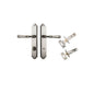 Iver Verona Door Lever Shouldered Latch Pair, Passage Kit, Privacy Kit , Entrance Kit with High Security Lock- Satin Nickel