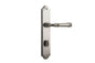Iver Verona Door Lever Shouldered Latch Pair, Passage Kit, Privacy Kit , Entrance Kit with High Security Lock- Satin Nickel