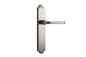 Iver Annecy Door Lever Shouldered Latch Pair, Passage Kit, Privacy Kit , Entrance Kit with High Security Lock -Satin Nickel