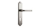 Iver Annecy Door Lever Shouldered Latch Pair, Passage Kit, Privacy Kit , Entrance Kit with High Security Lock -Satin Nickel