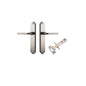 Iver Annecy Door Lever Shouldered Latch Pair, Passage Kit, Privacy Kit , Entrance Kit with High Security Lock -Satin Nickel