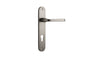 Iver Annecy Door Lever Oval Latch Pair, Passage Kit, Privacy Kit , Entrance Kit with High Security Lock - Satin Nickel