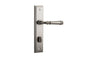 Iver Verona Door Lever Stepped Latch Pair, Passage Kit, Privacy Kit , Entrance Kit with High Security Lock- Satin Nickel