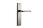 Iver Annecy Door Lever Shouldered Latch Pair, Passage Kit, Privacy Kit , Entrance Kit with High Security Lock -Satin Nickel