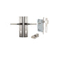 Iver Annecy Door Lever Shouldered Latch Pair, Passage Kit, Privacy Kit , Entrance Kit with High Security Lock -Satin Nickel