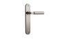 Iver Berlin Door Lever Oval Latch Pair, Passage Kit, Privacy Kit , Entrance Kit with High Security Lock - Satin Nickel