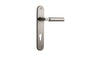 Iver Berlin Door Lever Oval Latch Pair, Passage Kit, Privacy Kit , Entrance Kit with High Security Lock - Satin Nickel