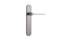 Iver Como  Door Lever Oval Latch Pair, Passage Kit, Privacy Kit , Entrance Kit with High Security Lock -Satin Nickel