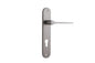 Iver Como  Door Lever Oval Latch Pair, Passage Kit, Privacy Kit , Entrance Kit with High Security Lock -Satin Nickel