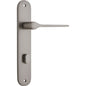 Iver Como  Door Lever Oval Latch Pair, Passage Kit, Privacy Kit , Entrance Kit with High Security Lock -Satin Nickel