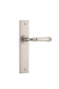 Iver Verona Door Lever Chamfered Latch Pair, Passage Kit, Privacy Kit , Entrance Kit with High Security Lock- Satin Nickel