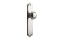 Iver Paddington  Door Knob Shouldered Latch Pair, Passage Kit, Privacy Kit , Entrance Kit with High Security Lock - Satin Nickel