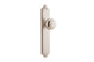 Iver Cambridge Door Knob Shouldered Latch Pair, Passage Kit, Privacy Kit , Entrance Kit with High Security Lock -Satin Nickel