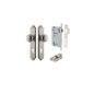 Iver Cambridge Door Knob Shouldered Latch Pair, Passage Kit, Privacy Kit , Entrance Kit with High Security Lock -Satin Nickel