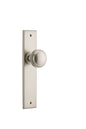 Iver Paddington  Door Knob Chamfered Latch Pair, Passage Kit, Privacy Kit , Entrance Kit with High Security Lock - Satin Nickel