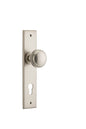 Iver Paddington  Door Knob Chamfered Latch Pair, Passage Kit, Privacy Kit , Entrance Kit with High Security Lock - Satin Nickel