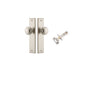 Iver Paddington  Door Knob Chamfered Latch Pair, Passage Kit, Privacy Kit , Entrance Kit with High Security Lock - Satin Nickel