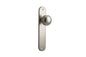 Iver Paddington  Door Knob Oval Latch Pair, Passage Kit, Privacy Kit , Entrance Kit with High Security Lock - Satin Nickel