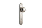 Iver Paddington  Door Knob Oval Latch Pair, Passage Kit, Privacy Kit , Entrance Kit with High Security Lock - Satin Nickel