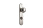 Iver Paddington  Door Knob Oval Latch Pair, Passage Kit, Privacy Kit , Entrance Kit with High Security Lock - Satin Nickel