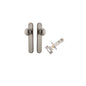 Iver Cambridge Door Knob Oval Concealed Fix Pair, Passage Kit, Privacy Kit , Entrance Kit with High Security Lock - Satin Nickel