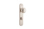 Iver Cambridge Door Knob Oval Concealed Fix Pair, Passage Kit, Privacy Kit , Entrance Kit with High Security Lock - Satin Nickel