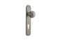 Iver Guildford Door Knob Oval Latch Pair, Passage Kit, Privacy Kit , Entrance Kit with High Security Lock - Satin Nickel