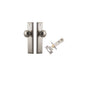 Iver Paddington  Door Knob Stepped Latch Pair, Passage Kit, Privacy Kit , Entrance Kit with High Security Lock - Satin Nickel