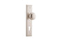 Iver Cambridge Door Knob Stepped Latch Pair, Passage Kit, Privacy Kit , Entrance Kit with High Security Lock -Satin Nickel