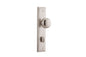 Iver Cambridge Door Knob Stepped Latch Pair, Passage Kit, Privacy Kit , Entrance Kit with High Security Lock -Satin Nickel