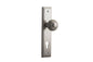 Iver Guildford Door Knob Stepped Latch Pair, Passage Kit, Privacy Kit , Entrance Kit with High Security Lock - Satin Nickel