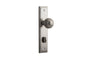 Iver Guildford Door Knob Stepped Latch Pair, Passage Kit, Privacy Kit , Entrance Kit with High Security Lock - Satin Nickel