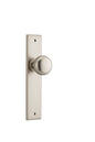 Iver Cambridge Door Knob Chamfered  Latch Pair, Passage Kit, Privacy Kit , Entrance Kit with High Security Lock - Satin Nickel