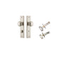 Iver Cambridge Door Knob Chamfered  Latch Pair, Passage Kit, Privacy Kit , Entrance Kit with High Security Lock - Satin Nickel