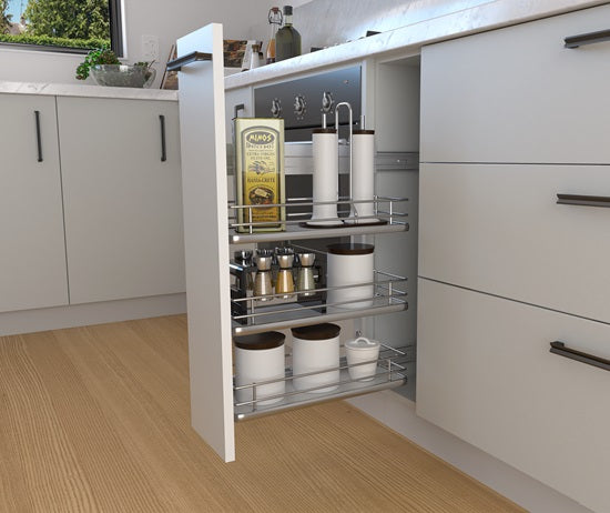 Tanova Giamo Soft Close Side-Mounted Pull Out Unit 2 Tier and 3 Tier Solid Base