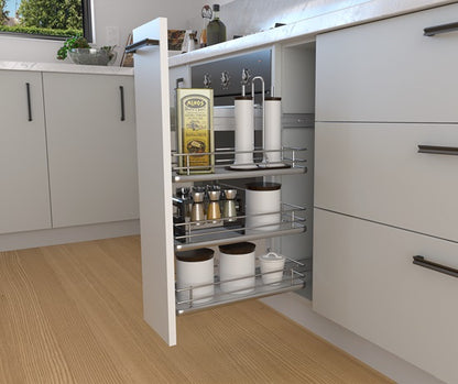 Tanova Giamo Soft Close Side-Mounted Pull Out Unit 2 Tier and 3 Tier Solid Base