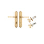 Iver Annecy Door Lever Shouldered Latch Pair, Passage Kit, Privacy Kit , Entrance Kit with High Security Lock -Brushed Brass