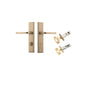 Iver Annecy Door Lever Shouldered Latch Pair, Passage Kit, Privacy Kit , Entrance Kit with High Security Lock -Brushed Brass