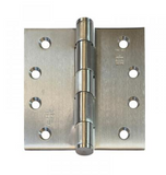Lohala Hinge Stainless Steel 316 ,100mm x 100mm x 2.5mm ,100mm x 75mm x 2.5mm ,75mm x 63mm x 2.0mm & 75mm x 50mm x 1.5mm  Fixed Button Pin Satin